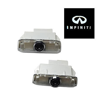 Світлодіодне штатне підсвічування на дверях автомобіля з логотипом INFINITI QX50, QX56, QX60, QX70, QX80, FX, G, M