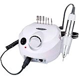 Фрезер для манікюру та педикюру Nail Drill DM-202 45000 об./хв (білий), фрейм професійний із педаллю, фото 5