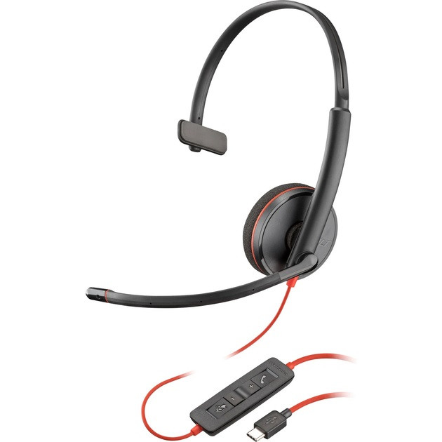 Бездротова моногарнітура Poly BlackWire C3210 USB-C HS Mono 8X214AA