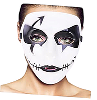 Маска маскарадна для Хеллоуїна 20 на 19 см білий