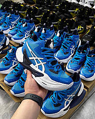 Волейбольні кросівки сині Asics Metarise Paris 2 Blue Асикс Париж Eur36-47 чоловічі жіночі