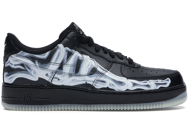 Кросівки Nike Air Force 1 Low Black Skeleton Halloween - BQ7541-001, фото 1
