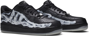 Кросівки Nike Air Force 1 Low Black Skeleton Halloween - BQ7541-001, фото 4