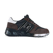 Кросівки Premiata Brown Black White, фото 3