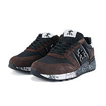 Кросівки Premiata Brown Black White, фото 4
