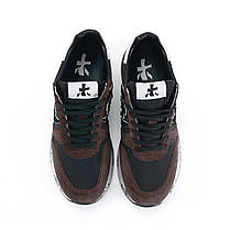 Кросівки Premiata Brown Black White, фото 6