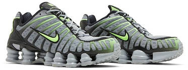 Кросівки Nike Shox TL Wolf Grey Lime Blast - AV3595-005, фото 4