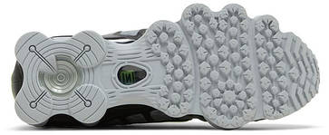 Кросівки Nike Shox TL Wolf Grey Lime Blast - AV3595-005, фото 6