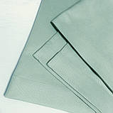 Комплект штори 2 шт. з підхватами 300х250 см мікровелюр Світло-бірюзовий, тюль бамбук 500 см Тепло-білий, фото 9