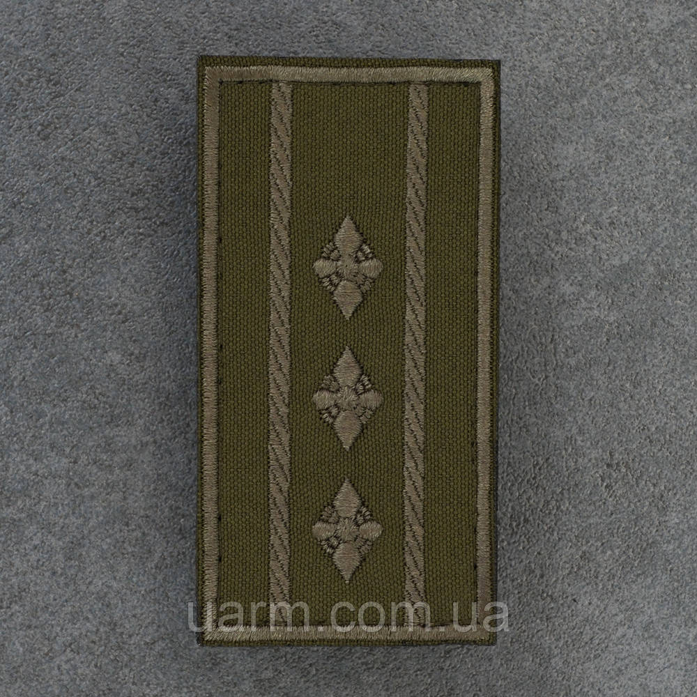 Погон ДКВС полковник олива 10.0 х 5.0