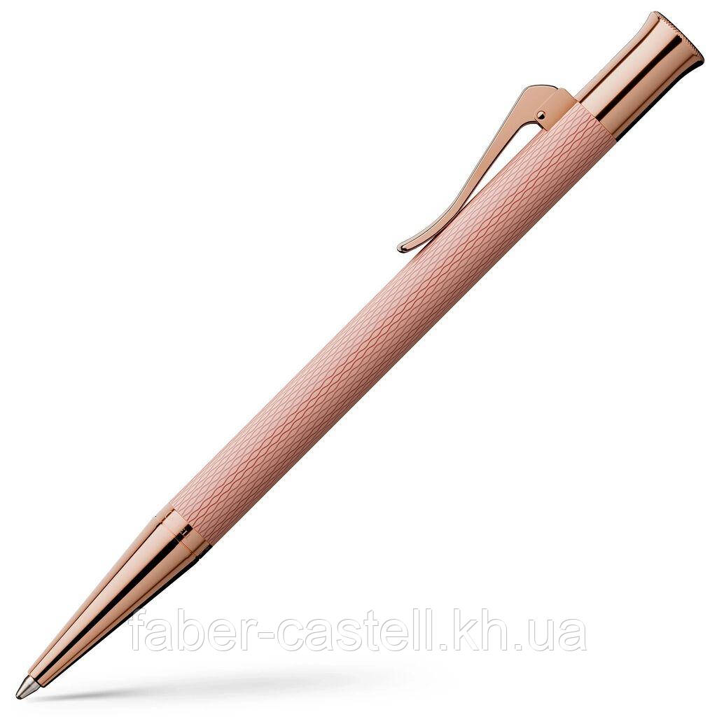 Ручка кулькова Graf von Faber-Castell Ballpoint pen Guilloche з колекції Guilloche Rose Blush, 145337