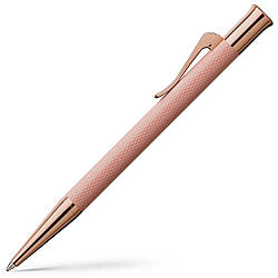 Ручка кулькова Graf von Faber-Castell Ballpoint pen Guilloche з колекції Guilloche Rose Blush, 145337