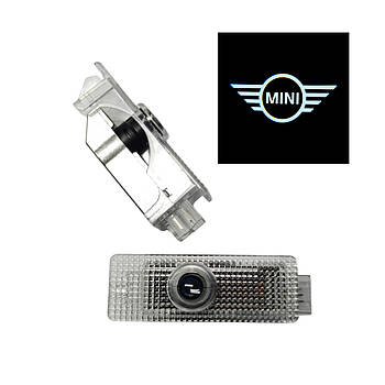 Світлодіодне штатне підсвічування на двері автомобіля з логотипом MINI