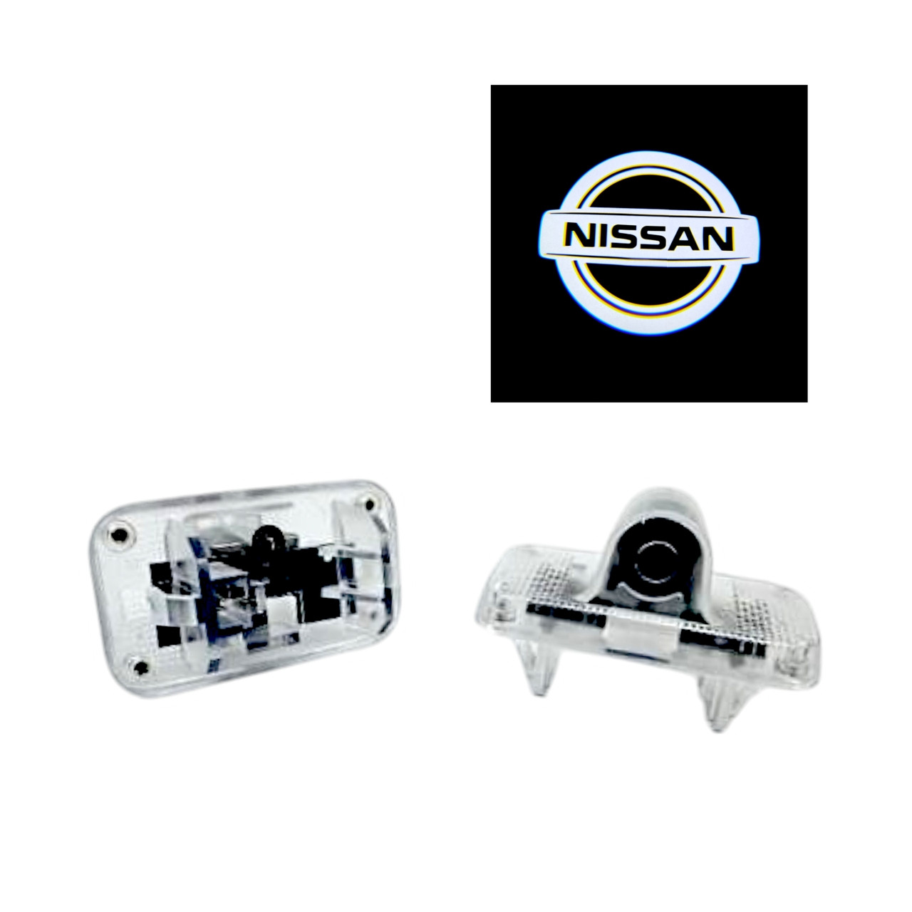 Світлодіодне штатне VIP підсвічування на дверях автомобіля з логотипом Nissan, фото 1