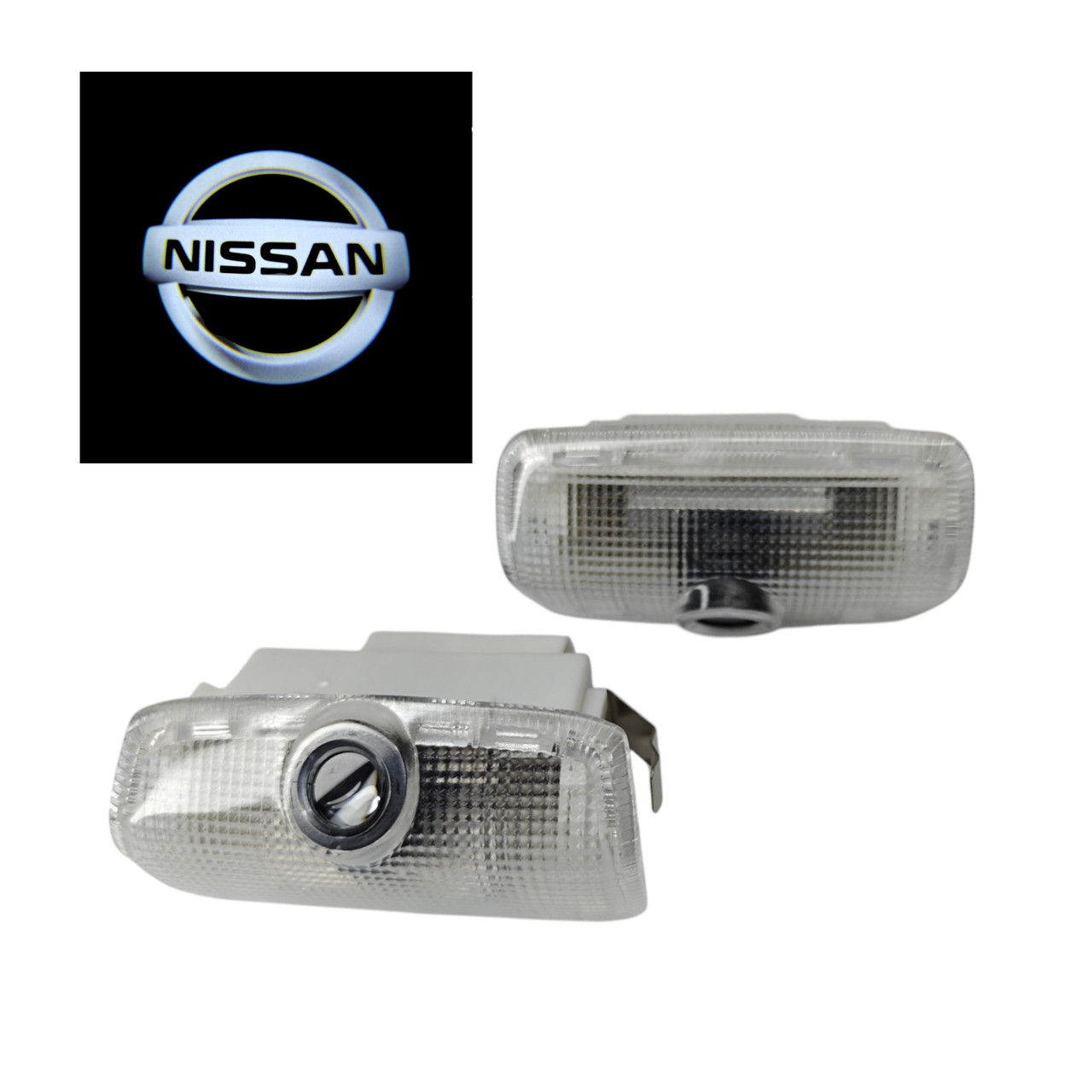Світлодіодне штатне підсвічування на дверях автомобіля з логотипом Nissan