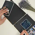 Крафтбук "Дерево" з темною обкладинкою та бежевими сторінками, фото 8