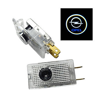 Світлодіодне штатне підсвічування на дверях автомобіля з логотипом Opel Insignia 2009 - 2013