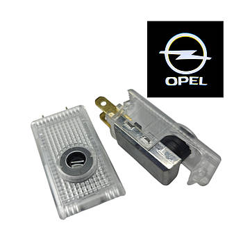 Світлодіодне штатне VIP підсвічування на дверях автомобіля з логотипом Opel Insignia 2009 - 2013