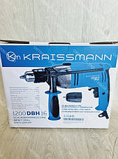 16 мм патрон Дриль ударний KRAISSMANN 1200 DBH 16, фото 4