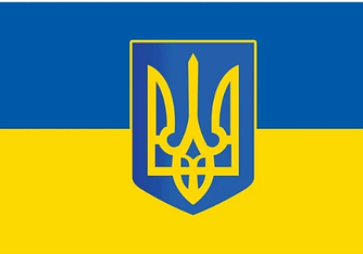 Прапор України з тризубцем 90 х 150 см Жовто-блакитний