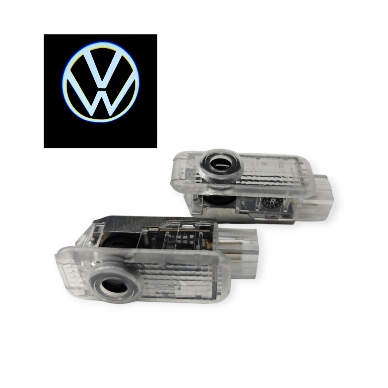 Світлодіодне штатне VIP підсвічування на дверях автомобіля з логотипом Volkswagen Passat B5, фото 1