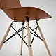 Стілець обідній пластиковий Тауер Вуд СДМ-Груп ніжки бук коричневий, фото 2