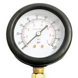 Манометр для вимірювання тиску палива 0-100psi 1-7бар, перехідники, фото 5