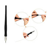 Тримач для пера з 5 пір'ям, набір для каліграфії, фото 5