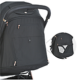 Коляска дитяча EL CAMINO ME 1127-B BEYA Black Leo, фото 7