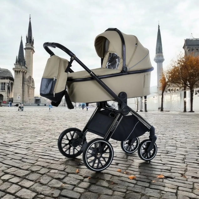 Коляска універсальна 2в1 El Camino ME 1124-2 PRESTIGE 2025 Calm Beige