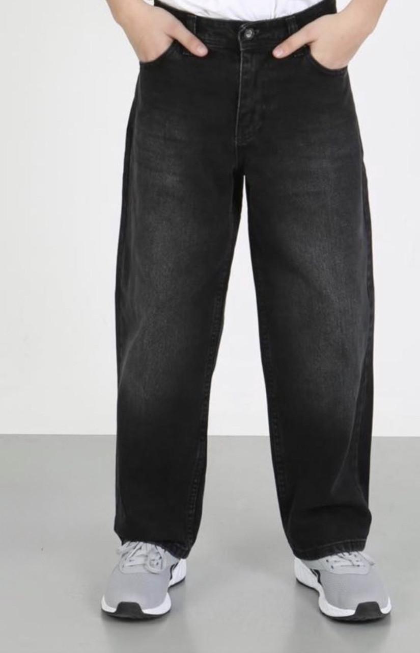 Джинси скейтер Willmen Big Boy широкі для хлопчика 9-17років, Графіт 164, фото 1