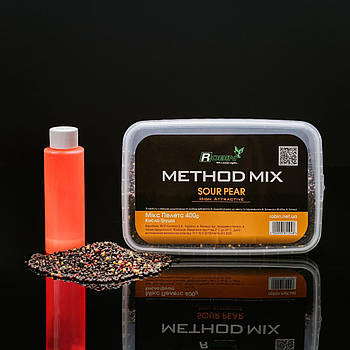 Прикорм METHOD-MIX ROBIN HIGH ATTRACTIVE Strawberry-Sour pear 400 g.
