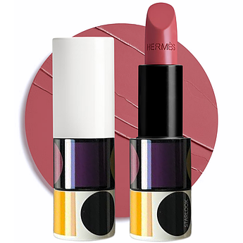 Лімітована сатинова помада Hermes Rouge Satin Lipstick 55 Rose Mauve 3.5 г