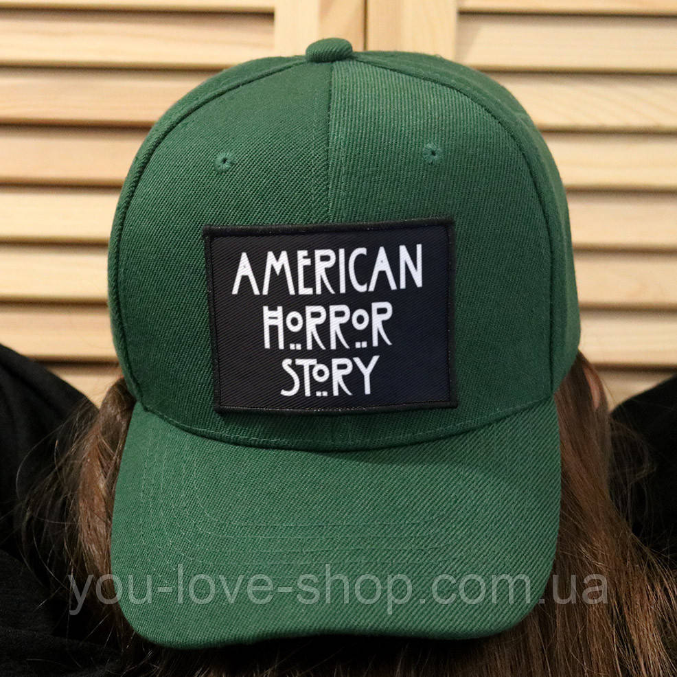 Нашивка Американська історія жахів "Назва на чорному тлі" American Horror Story