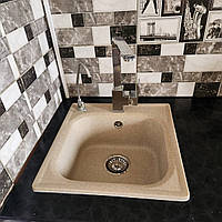 Гранітна мийка Valetti Europe модель №1 бежева 4443