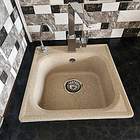 Гранітна мийка Valetti EcoLine модель №1 бежева 4443