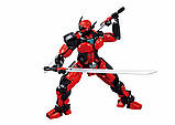 Конструктор SLUBAN M38-B1297 Mecha Червоний Робот Red Armor Master Deadpool  – 554 деталі, фото 3