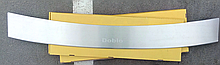 Накладка на бампер з загином Fiat Doblo I 2005-