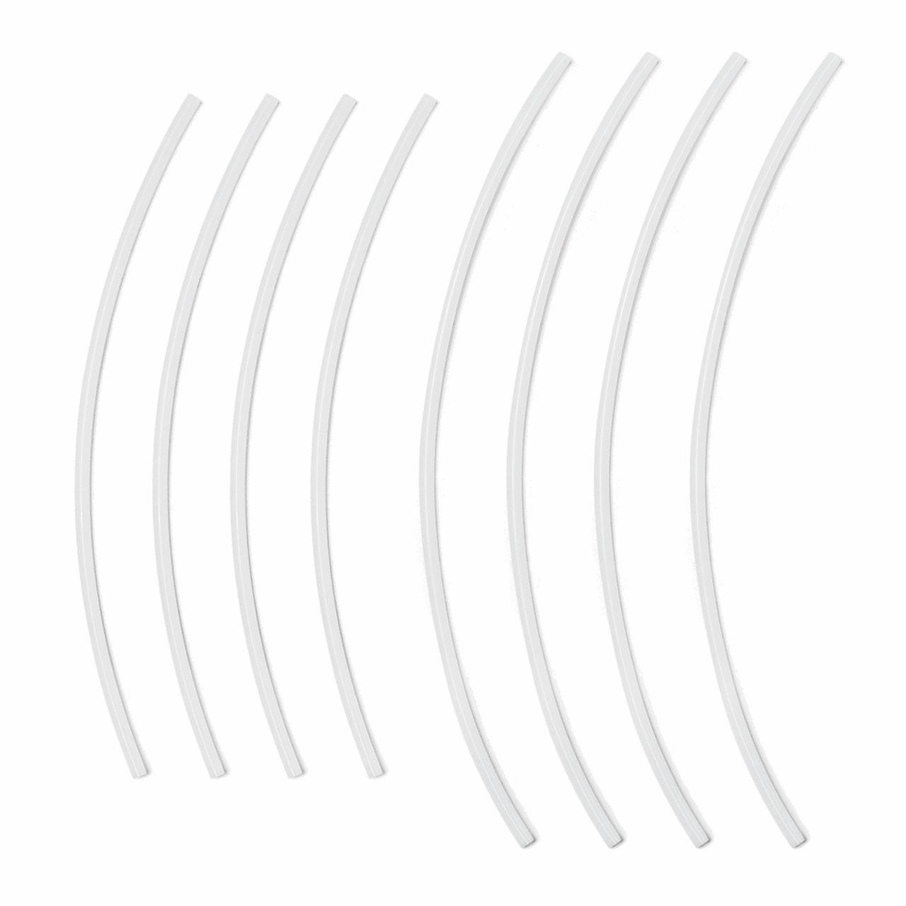PTFE трубки тефлонові (2 комплекта, FAT002-8) для Bambu Lab AMS (internal) — 195mm*4 + 230mm*4, White