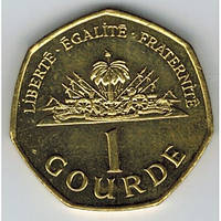 Монета Гаїті 1 гурд 2011 р.
