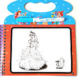 Багаторазова водна розмальовка з фломастером "Русалонька Арієль", фото 4