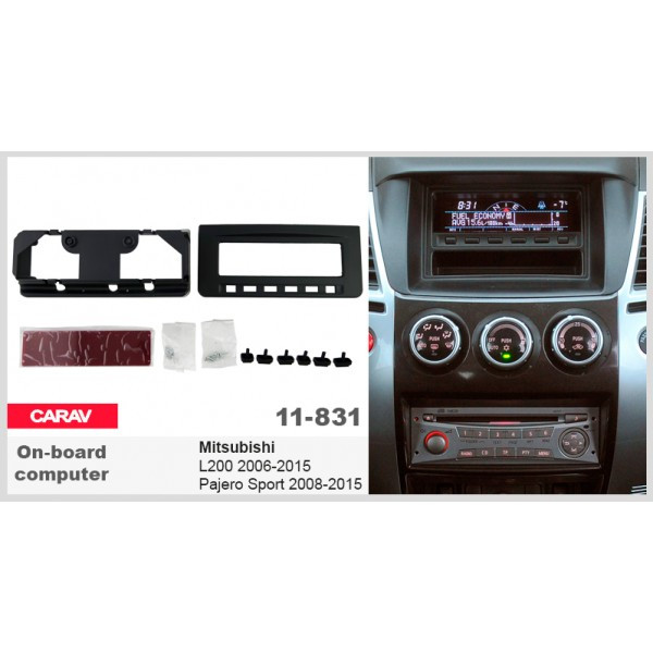 Рамка перехідна Mitsubishi Pajero Sport 2008-2015  DriveX (11-831), фото 1