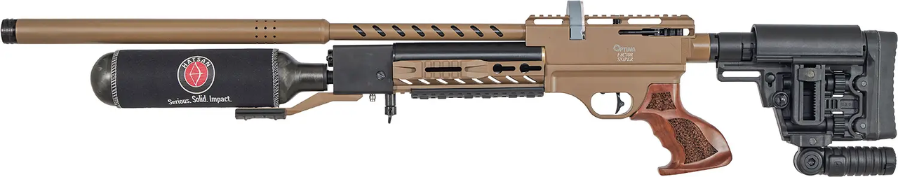 Пневматична гвинтівка PCP Optima Factor Sniper S FDE (4.5 мм)
