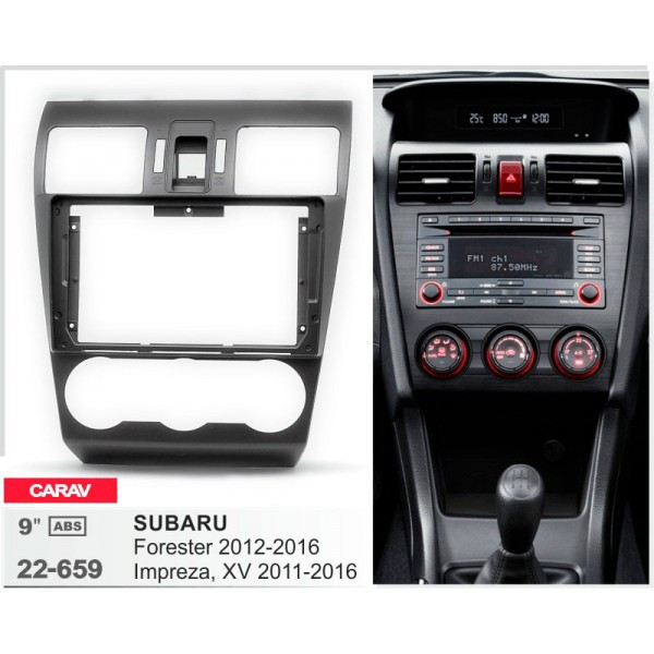 Рамка перехідна Subaru Impreza 2011-2016 9" DriveX (22-659), фото 1