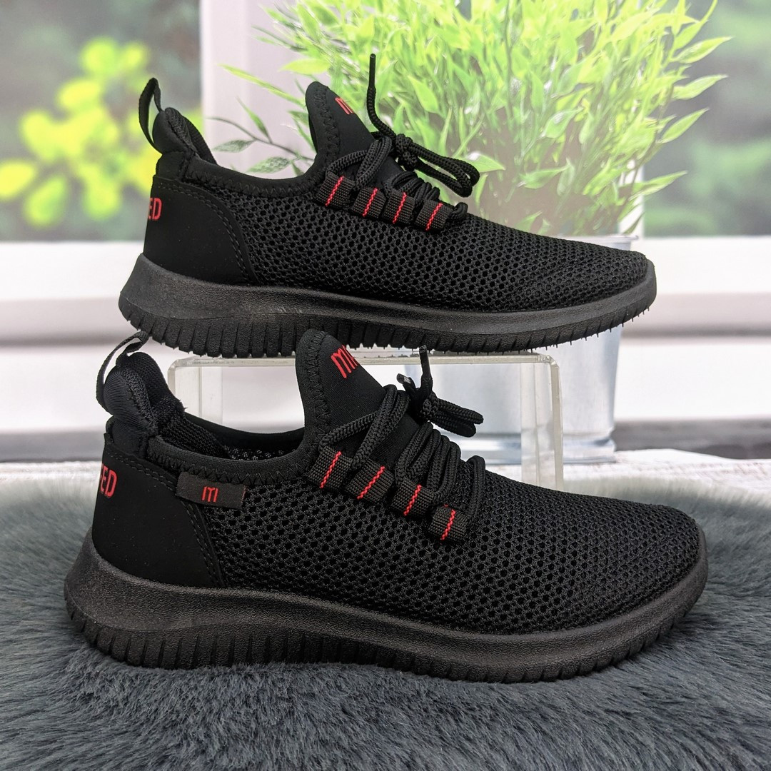 Кросівки жіночі Progress чорні текстильні сітка 4841