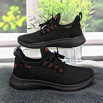 Кросівки жіночі Progress чорні текстильні сітка 4841, фото 2