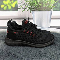 Кросівки жіночі Progress чорні текстильні сітка 4841, фото 3