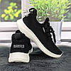 Кросівки жіночі Progress чорні на білій підошві текстильні сітка 4842, фото 6
