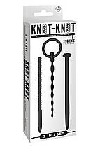 Набір чорних уретральних катетерів NMC Knot Knot із силікону, фото 5