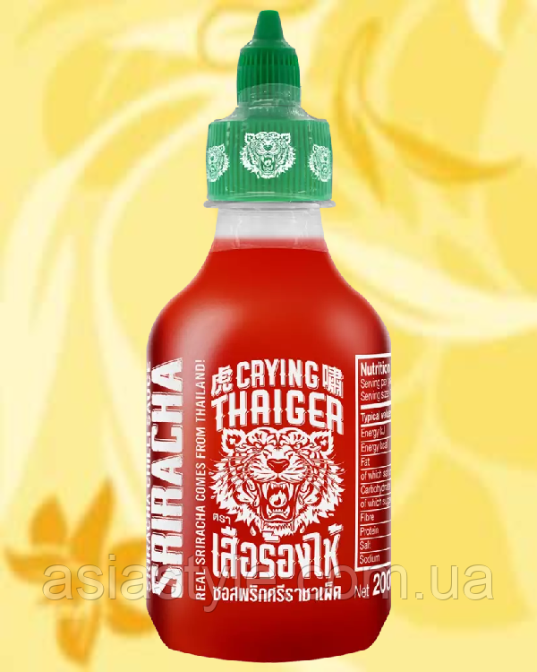 Соус шрірача чилі, Соус шрирача чили, Chilli sriracha sauce, TM Crying Thaiger, 200мл Таїланд, Ч